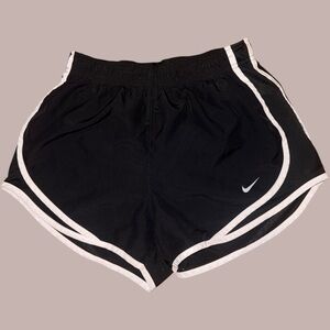 Nike Tempo Women's Dri-FIT Running Shorts Black & White Size Women’s Small